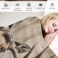 thumbnail image 3 of Orinice Moose Blanket Super Soft Comfortable Warm Anti-Pilling Blanket Suitable for All Seasons Bed Linen Sofa and Plush Decoration Travel Camping Blanket  60x80in, 3 of 6