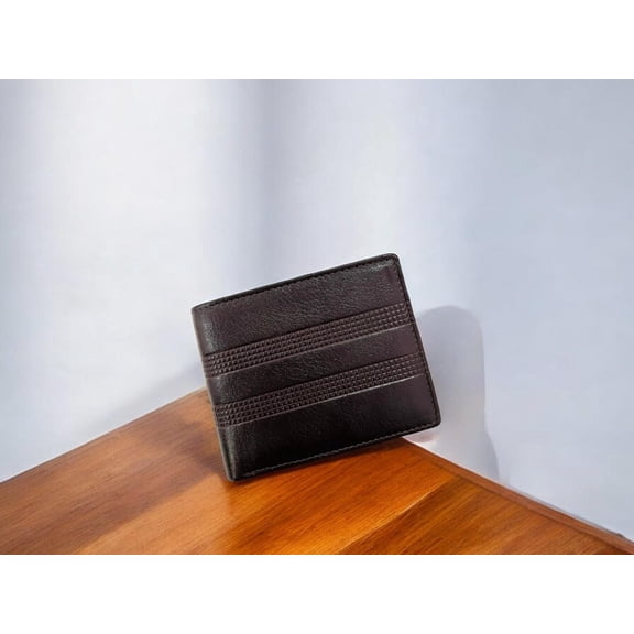 Mens Leather Bifold RFID Wallet Secure and Durable With Extra Capacity Gift for Men Minimalist Wallet| Handcrafted Cash Holder Black