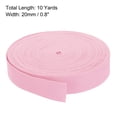 thumbnail image 2 of Bandas elásticas para coser de 0.8" 10 yardas, carrete de elástico de punto rosa claro para pelucas, cinturillas, pantalones, 2 of 7