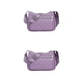 thumbnail image 1 of Transemion Crossbody Bag Premium For Multipurpose Large Capacity Polyester Messenger Bag Multiple Occations Premiun Gift light purple 2Set, 1 of 6