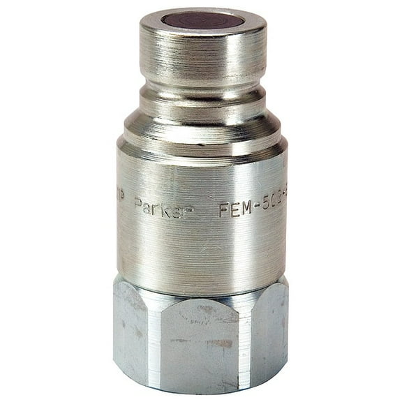Parker Quick Connect,Plug,1/2",1-1/16"-12 FEM-502-12FO-BULK