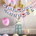 thumbnail image 3 of Guirnalda de Papel Zulema Bimpel Chain Fgengardnd Con Diseño You Marry Me Longitud m, 3 of 6