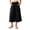 Black, variant on LYHaoo Lightweight Summer Girls Wide Leg Pants In Solid Ice Silk For Casual Wear Breathable Easy Care Comfort Girls Casual Pants(Beige)