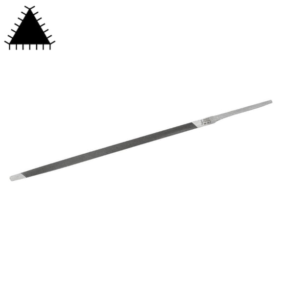 Bahco BAH41880620 6″ Double Extra Slim Taper Saw File – Second Cut, Unhandled, Precision Sharpening Tool