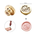 thumbnail image 2 of Cabeza de cobre esmaltada con cabeza de cobre de la serie Cute Pets para tarjeta de boda (conejo), 2 of 9