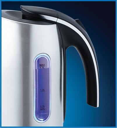 EUROSTAR EKS171SS 1.7L Stainless Steel Electric Kettle, Silver