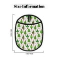 thumbnail image 3 of Rocae Christmas Trees for Silicone Pot Holders, Oven Mitts Heat Resistant Hot Pads with Pockets,Non-Slip Bbq Baking Smoking Potholders ,7.5"x9.4", 3 of 7