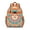 Orange-87, variant on Trippy Abstract Geometric School Backpack Adjustable Padded Straps Chest Buckle Spacious Durable Backpack For Elementary School