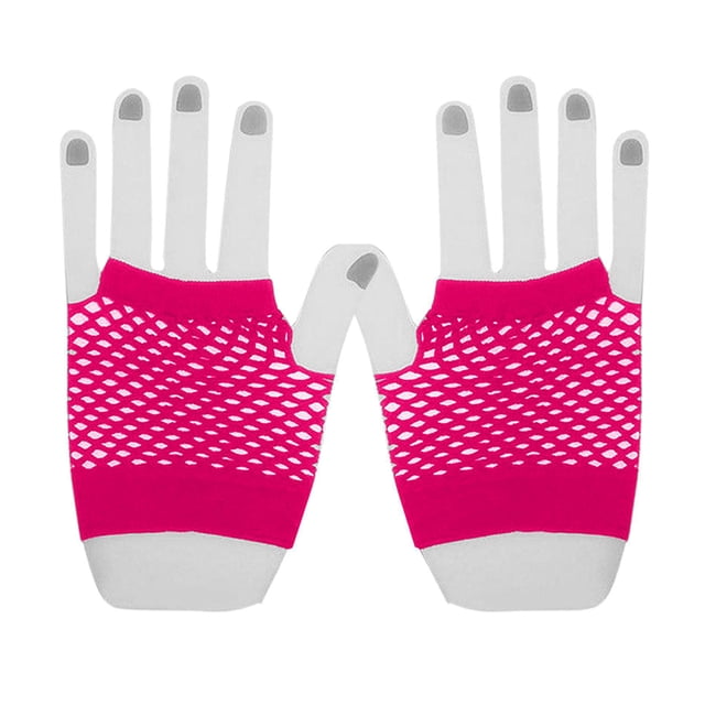 sweethay Guantes sin dedos para mujer Accesorios Emo Decoración Agujeros para los pulgares Buena elasticidad Suministros para el hogar Clima Type3 NO3