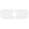 thumbnail image 2 of 40"W x 20"H x 7"ID x 14"C x 1"P Emerald Architectural Grade PVC Contemporary Ceiling Medallion, Two Piece, 2 of 11