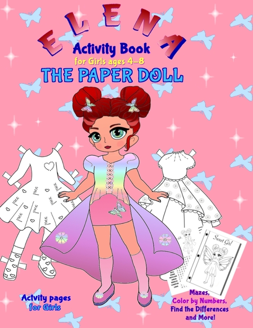 Elena the Paper Doll Activity Book for girls ages 48 (Paperback)