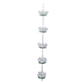 thumbnail image 2 of Cadena De Agua De Lluvia, Cadena De Lluvia De Drenaje De Zanja Ajustable, 5 Flores, Decorativa Resistente Para Aleros, 2 of 7
