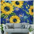 thumbnail image 4 of Autua Sunflowers Tapestry Wall Hanging Unique Style for Home Wall Decor Art - Graphic Tapestries for Living Room Bedroom Apartment Farmhouse Dorm, 4 Sizes Available 60x50inch, 4 of 6