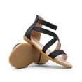 thumbnail image 6 of DREAM PAIRS Girls Gladiator Sandals with Zipper Strappy Sandals Toddler/Little Kid/Big Kid, 6 of 6
