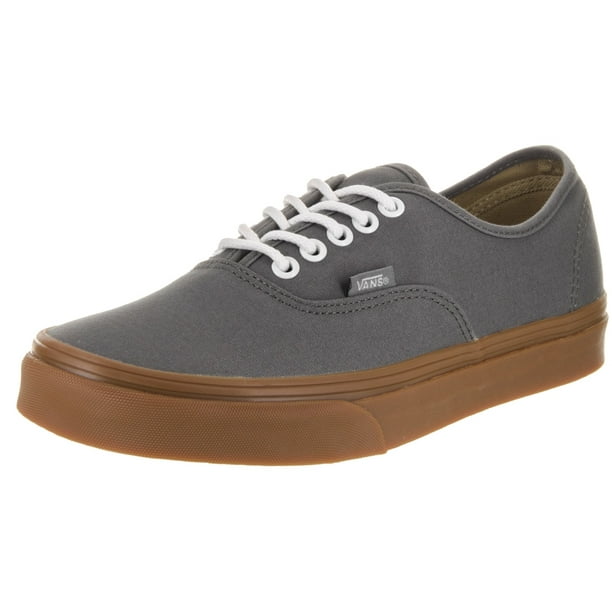 Oír de Coordinar Dar derechos Vans Unisex Authentic Grey Canvas Gumsole Skate Shoes - Walmart.com