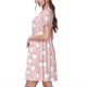 thumbnail image 2 of Balery Cute Rabbit Vestidos sueltos de manga corta para mujer, vestidos de verano 2025, vestidos casuales de corte A con vuelo., 2 of 6