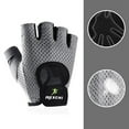 thumbnail image 2 of Peyan Unisex Breathable Non-Slip Gym Fitness Half Finger Cycling Gloves Weight Lifting Hand Protector, 2 of 7