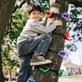thumbnail image 2 of 12Pcs Tree Climbing Holds with 6 Ratchet Straps, Kids Adults Climber Large Climbing Rocks, Obstacle Course Training Tree Climbing Kit for Outdoor, Backyard, Gym, 2 of 8