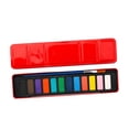 thumbnail image 1 of Juego de acuarelas Macarena 12 colores pintura sólida para principiantes, 1 of 8