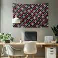 thumbnail image 2 of SEANATIVE Christmas Stripes Tapestry Xmas Snowflake Tapestry for Bedroom Wall Tapestry Small Tapestry for Living Room Door Tapestry for Home & Kitchen, 36H*24W Inches, 2 of 6
