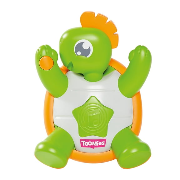 TOMY Toomies Tickle Time Turtle, Musical Toddler Toy With 5 Ways to Play, 18 Months