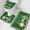 Green Black, variant on St. Patricks Day Bathroom Rug Sets 3 Piece, Non Slip Bath Mat, Green Gnomes Shamrocks Gold Coin Plaid Absorbent Floor Mats Bath Rugs with U-Shaped Contour Rug Toilet Lid Cover Bathroom Decor Small