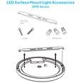 thumbnail image 7 of 4-PACK 15W 7" LED Surface Mount Downlight, 7 of 7