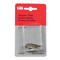 Gardner Bender 14-075 Alligator Clips, Silver