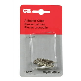 GB Electrical Insulated Alligator Clip, 2 - 2 count