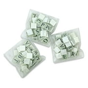 Diamond Tech Mosaic Mercantile Alphabet Tiles - 3/4'', 3 Packages, 144 total tiles