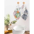 thumbnail image 2 of Easter Kitchen Dish Towels for Drying Dishes Set of 2, Easter Grey Bunny Spring Watercolor Eggs Butterflies Waffle Weave Microfiber Hand Tea Bathroom Towels Quick Dry & Absorbent Towel 12x12, 2 of 7