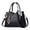 Black, variant on Purse and Handbag with Pendant Women Top Handle Satchel Leather Shoulder Bags Messenger Tote Bag for Ladies Work Travel Black