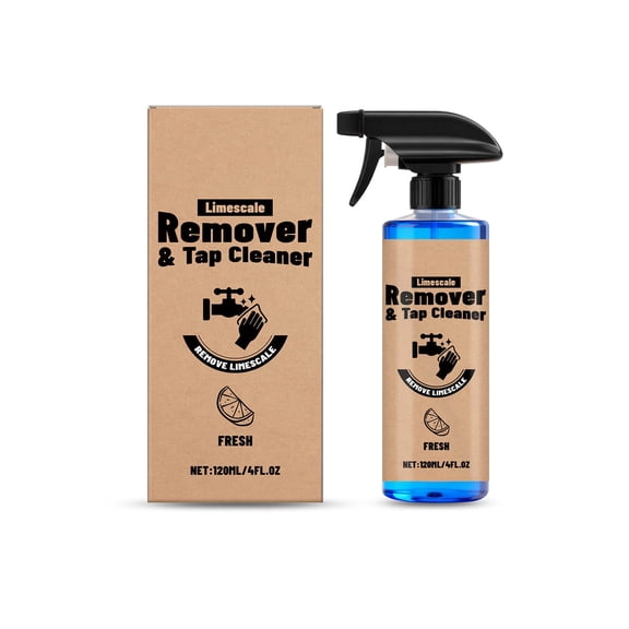Faucet Cleaner, Water Stain Remover for Faucets, Limescale Remover for Showerheads and Stainless Steel 120ml