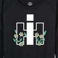 thumbnail image 3 of International Harvester Logo Growing Daisies - Women's Lightweight French Terry Long Sleeve Shirt, 3 of 6