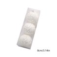 thumbnail image 3 of Christmas White Decoration 3pcs Boutique Bead Chain Foam Christmas Set Christmas Tree Hanging Decoration Scene Layout, 3 of 6