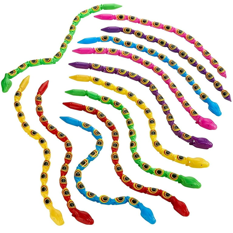 Magic Trick Basket Snake Multicolore Kicko 24 Pack Wacky Wiggly