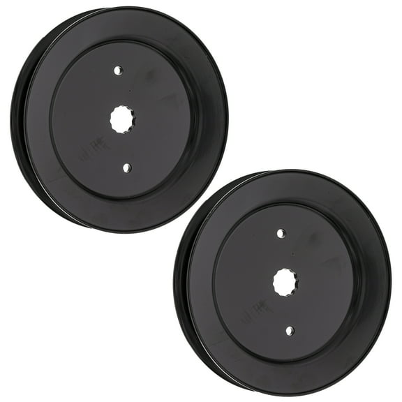 8TEN Deck Spindle Pulley for AYP 532129861 Husqvarna 532173436 2 Pack 810-CPL2223Y