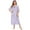 F, variant on Plus Size Women's Mid Sleeve Nightgown Long Sleepshirts Sleep Dress Full Length Sleepwear XL-4XL