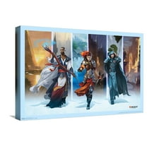 Magic: The Gathering - Worlds Canvas Wall Poster, 14.725" x 22.375"