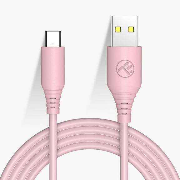 Tellur Data Cable USB to Type-C, Compatible Devices with Type-C, Silicone, 3A, 1m (Pink)