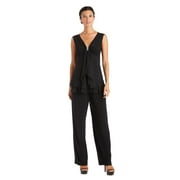 R&M Richards Women's Rhinestone Front Pant Set