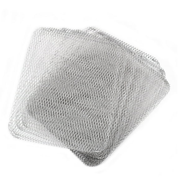 Pack of 10 Nonstick Disposable Grill Toppers Aluminum Meshs Mats for Backyard
