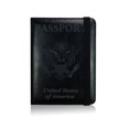 thumbnail image 1 of Passport Wallet Passport Holder Cover Case Leather Travel Wallet Rfid Blocking for Men Women，Black, 1 of 4