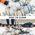 thumbnail image 5 of Fall Pumpkins Outdoor Rug for Patio/Deck/Porch, Non-Slip Large Area Rug 5 x 8 Ft, Teal Blue Grey Thanksgiving Black Plaid Polka Dot Indoor Outdoor Rugs Washable Area Rugs, Camping Rug Carpet Runner, 5 of 8