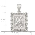 thumbnail image 4 of 925 Sterling Dainty Letter K Initiale Nom Monogramme Collier Pendentif Pendentif, 4 of 8