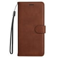 thumbnail image 2 of Nalacover Wallet Case for Samsung Galaxy A54 5G, Card Slots Holder Magnetic Clasp Premium Luxury PU Leather Flip Folio Cover with Kickstand Wrist Strap Soft Silicone Shockproof Case,Brown, 2 of 6