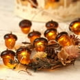 thumbnail image 3 of Morttic 3D Acorn Fall Decor Harvest String Lights Battery Powered with Remote and Timer 10ft 30 LEDs Thanksgiving Decorations for Christmas Party Autumn Tree Ornaments, 3 of 7