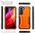 thumbnail image 6 of ExoGuard For Samsung Galaxy S22 Case, Phone Case with Screen Protector and Kickstand (Orange), 6 of 8