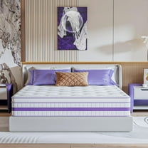 Anmiz 10 inch Twin Mattress, Memory Foam Hybrid Mattress in a Box, Individually Pocket Innerspring Medium Firm for Motion Isolation, Edge Support, CertiPUR-US