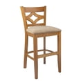thumbnail image 1 of Tabouret de Comptoir en Cerisier à Rideaux, 1 of 1
